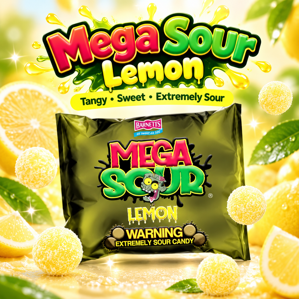 Barnetts Mega Sour Lemon