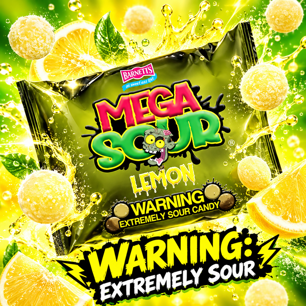 Barnetts Mega Sour Lemon