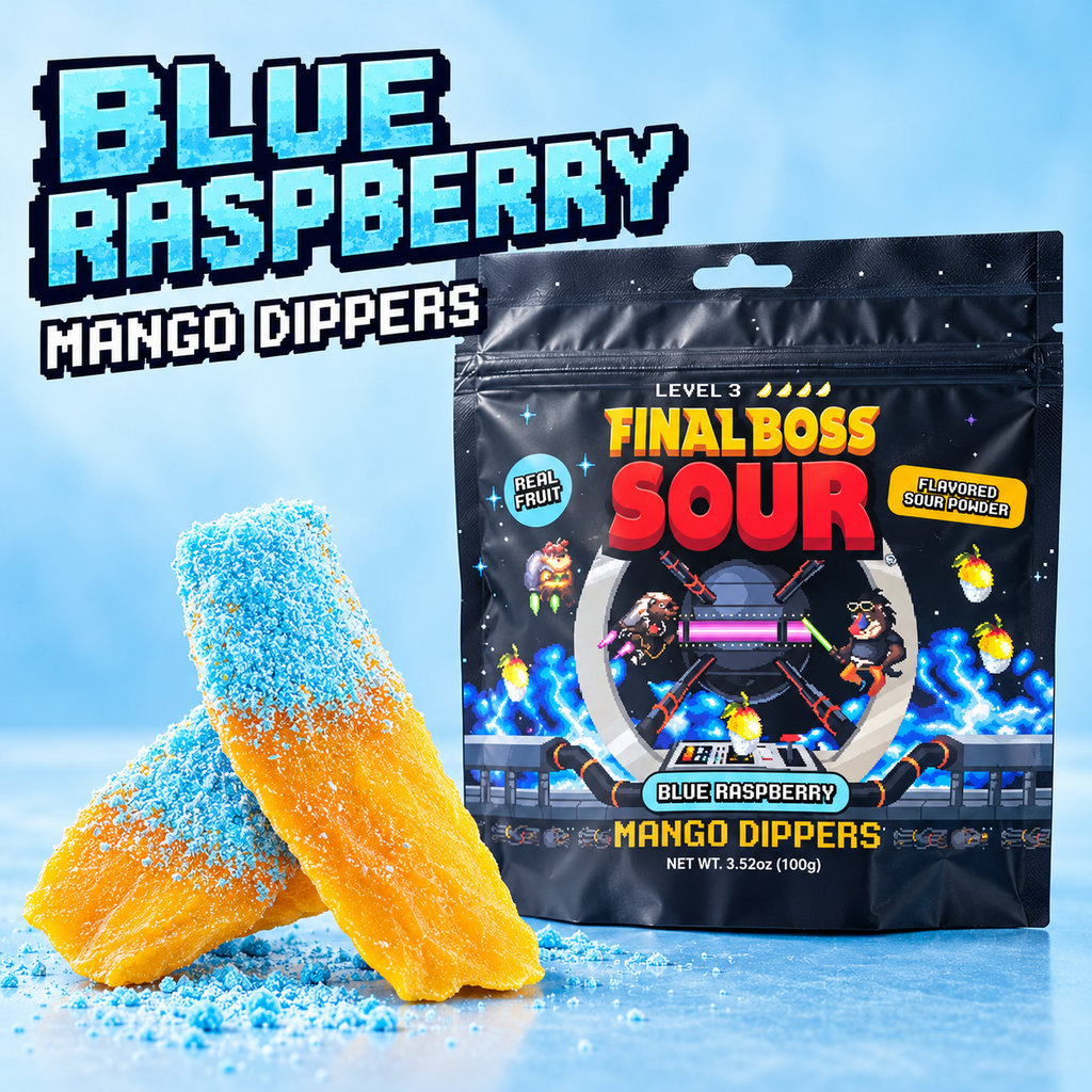 Sour Blue Raspberry Mango Dippers
