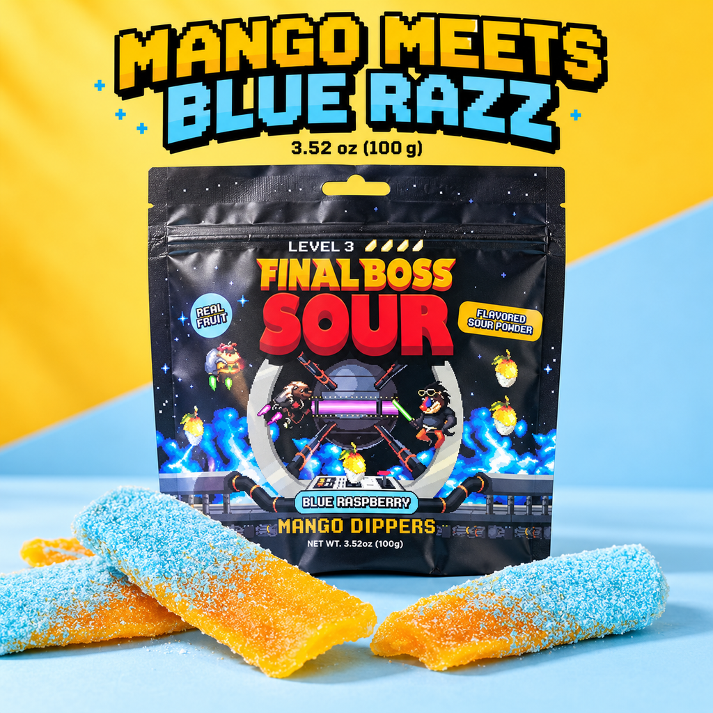 Sour Blue Raspberry Mango Dippers