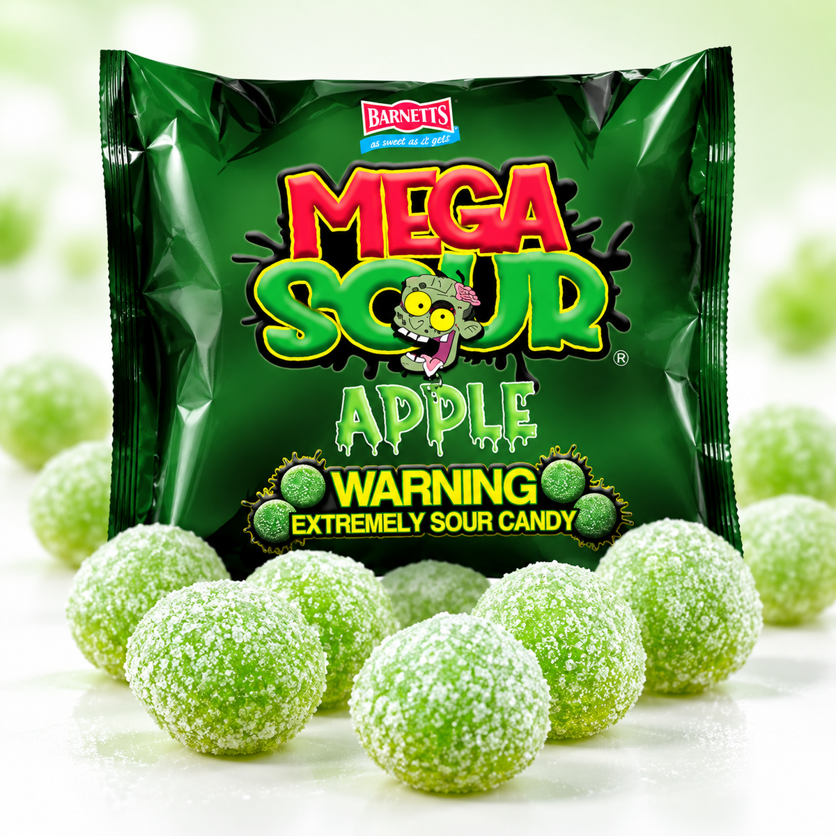 Barnetts Mega Sour Candy Apple