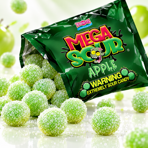 Barnetts Mega Sour Candy Apple