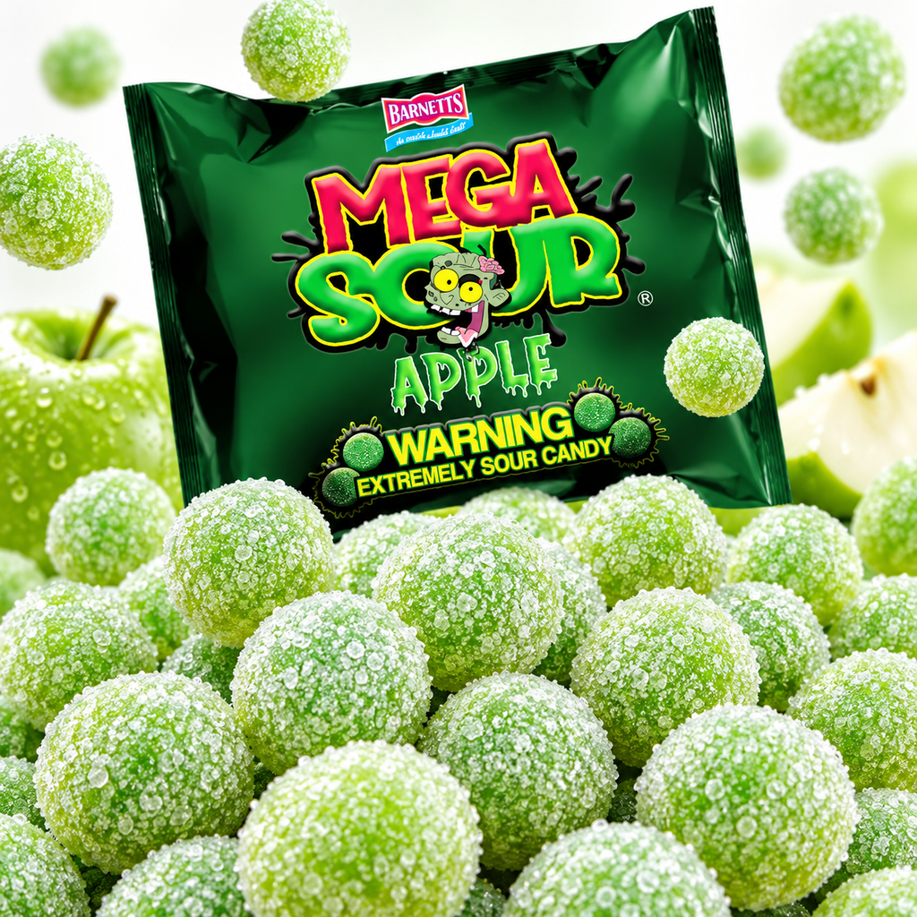 Barnetts Mega Sour Candy Apple