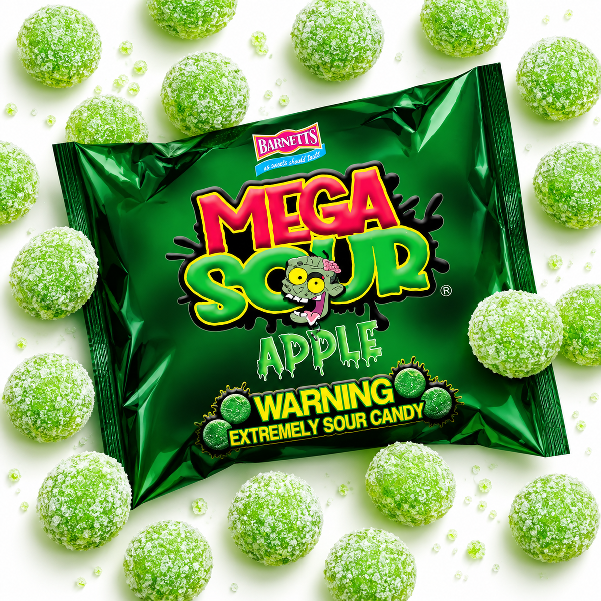 Barnetts Mega Sour Candy Apple
