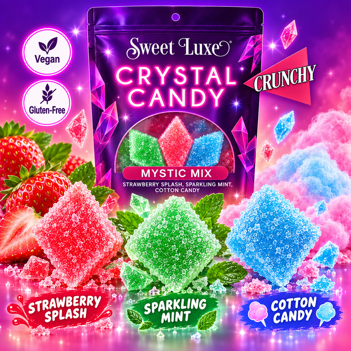 Sweet Luxe Crystal Candy Mystic Mix