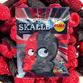 BUBS Godis: Raspberry Liquorice Skull Candy