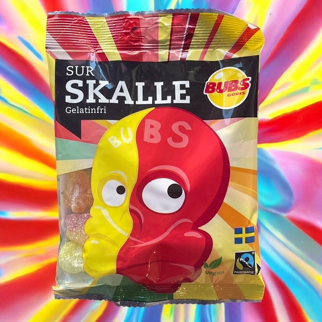 BUBS Godis: Sour Mini Skulls